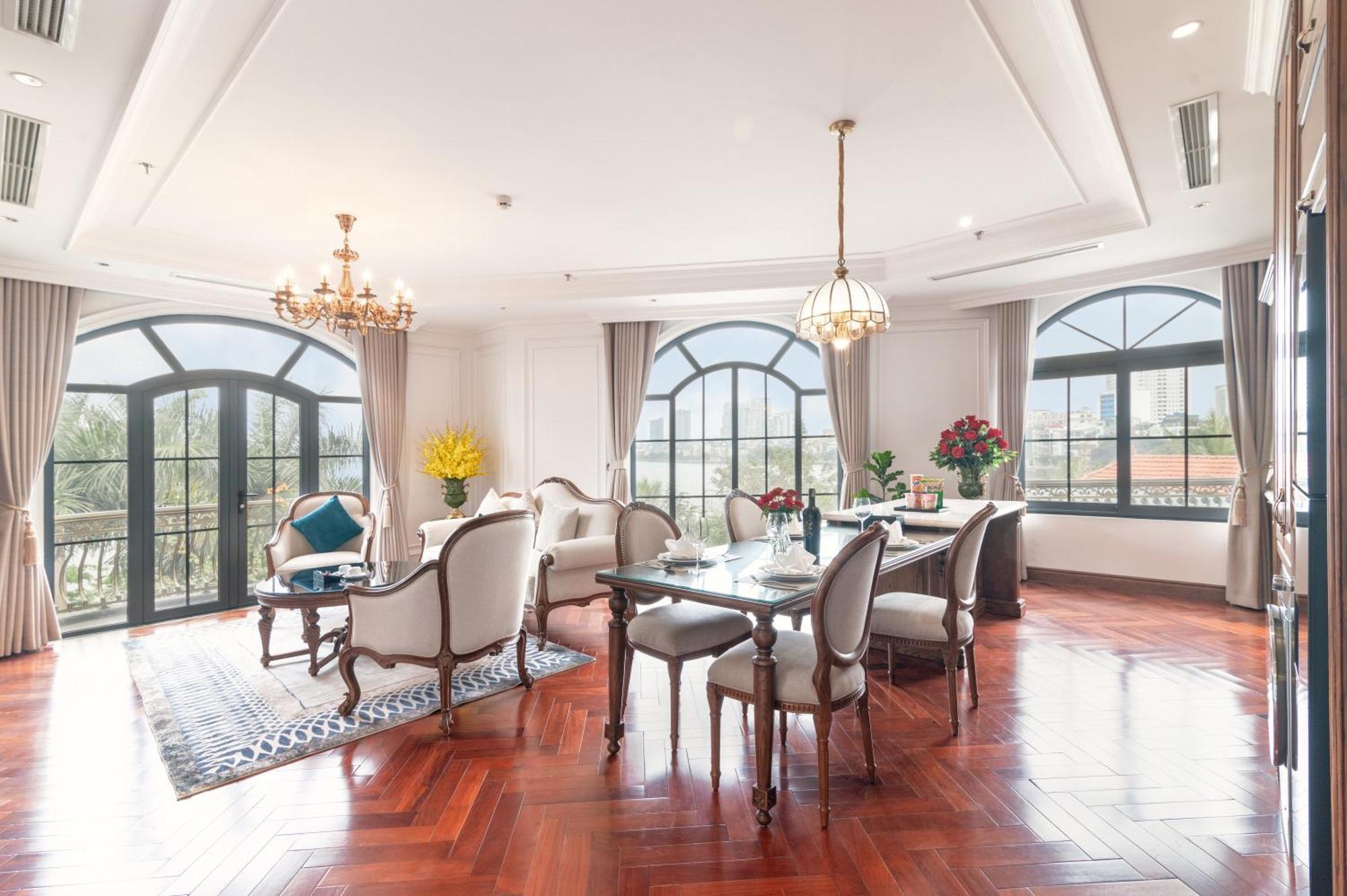 Luxe Paradise Suite Hotel Trich Sai Hanoi Esterno foto
